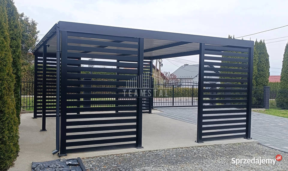 CarPort PREMIUM Wiata samochodowa 5x5 Antracyt