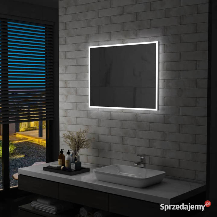 Ścienne lustro łazienkowe z LED 80 x 60 WM144727 Warszawa