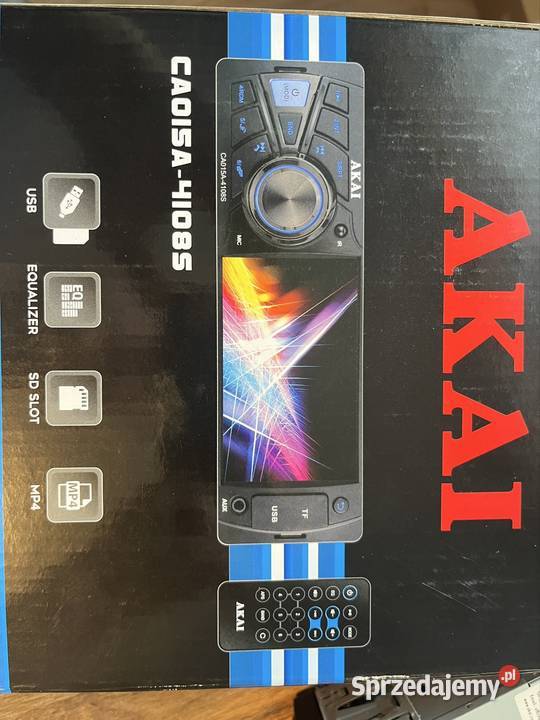 Radio samochodowe AKAI CA015A4108S Bluetooth Mierniki