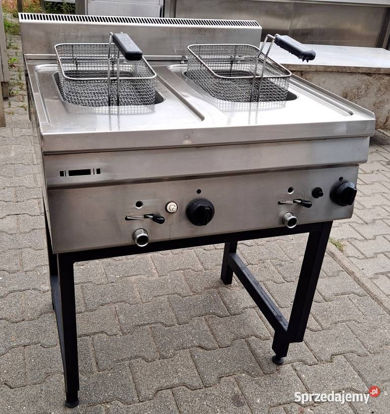 FRYTOWNICA GAZOWA 2 KOMORY 2X8L TECNOINOX M1811N Nowe Skalmierzyce