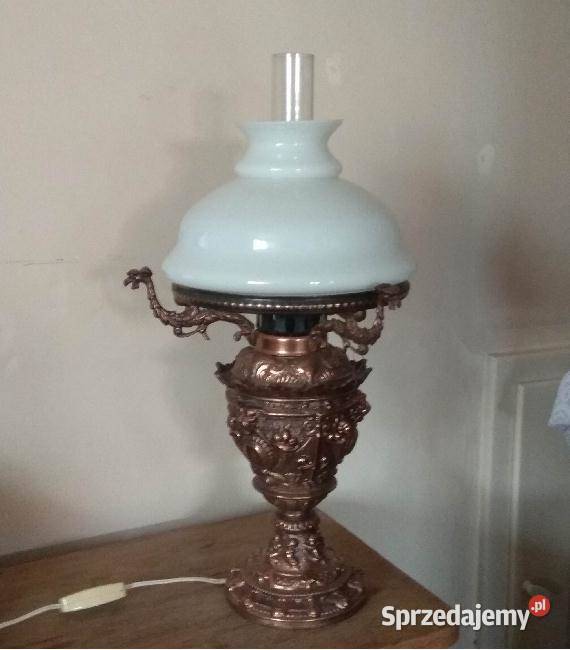 Miedziana lampa ala naftowa styl retro Góra sprzedam