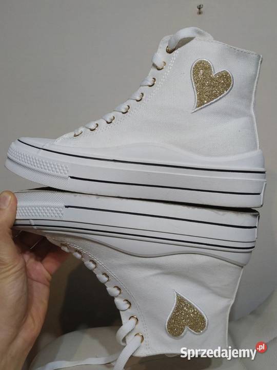 Sneakersy 38 trampki białe dziewczęce sportowe Kraków