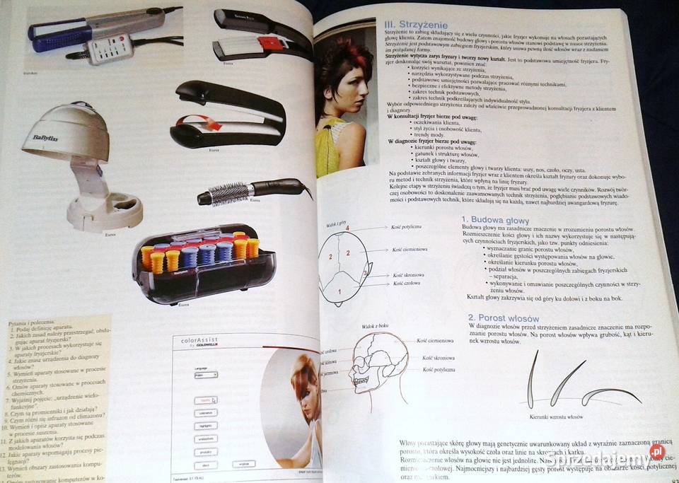 Nowoczesne fryzjerstwo Chemia technologie Rok wydania 2005 sprzedam