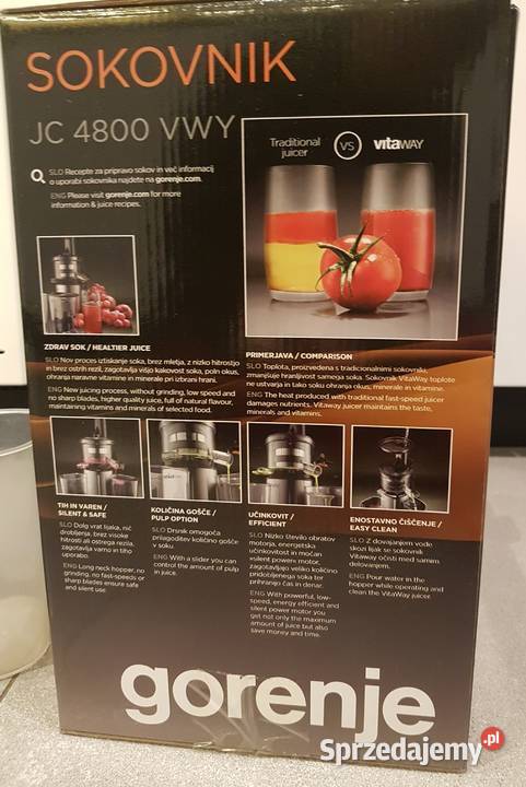 Wyciskarka do soków JC4800VWY GORENJE Katowice