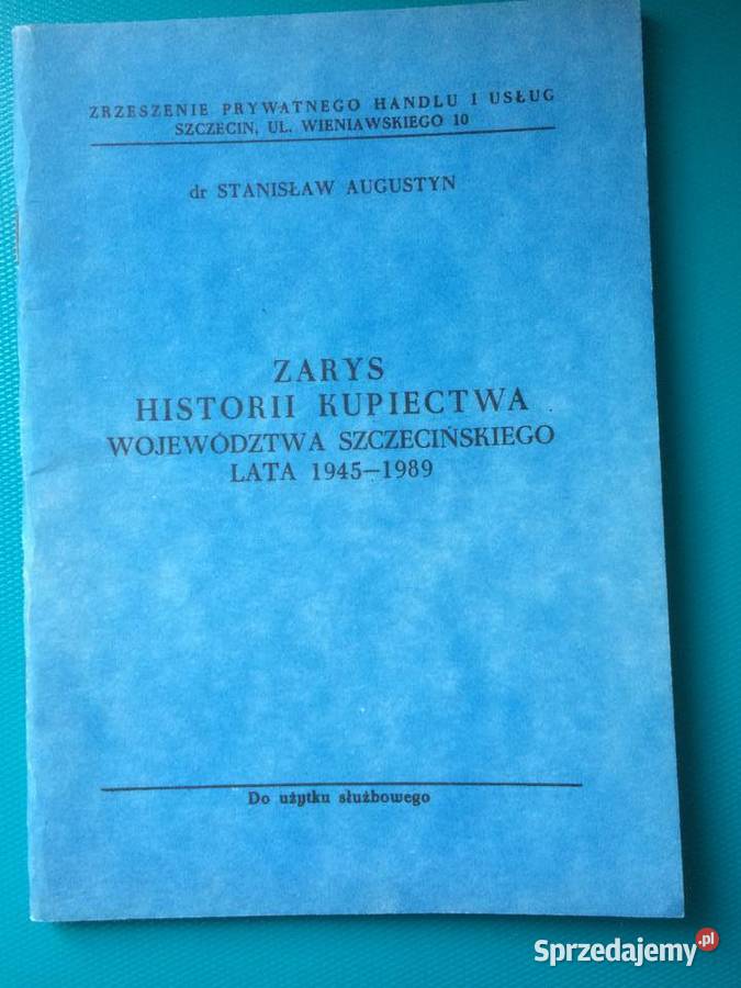 3416 Zarys Historii Kupiectwa WojSzczecińsk Szczecin