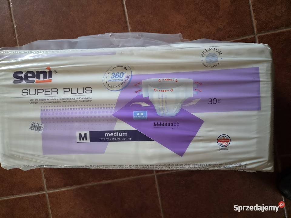 Pieluchomajtki dorosłych seni super plus M