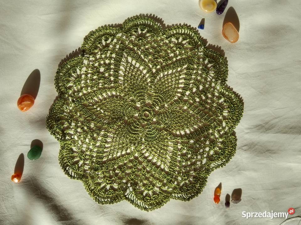 Mieniące się kolorowe serwetki ręcznie robione lubelskie Lublin