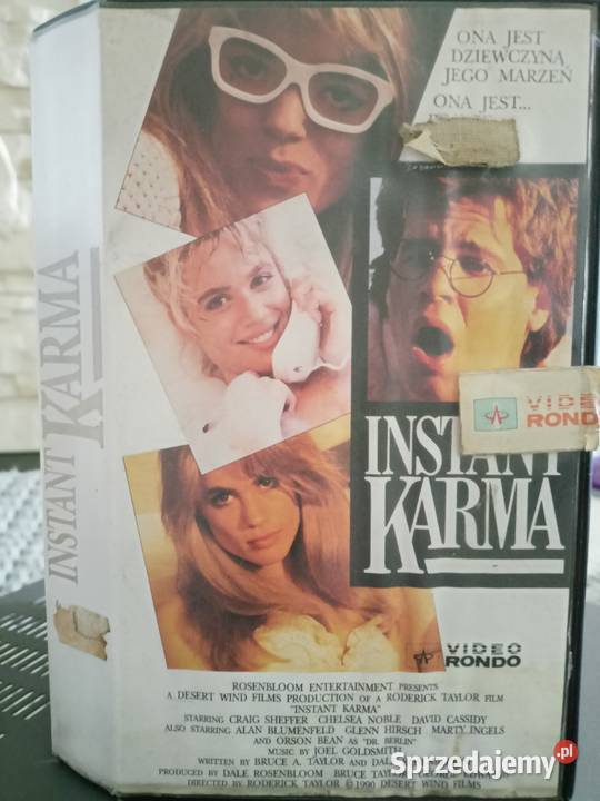 Kaseta VHS film Instant Karma Rzeszów