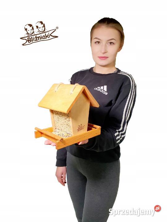 KARMNIK PTAKÓW na parapet z zasypem na ziarno z lubuskie Zielona Góra