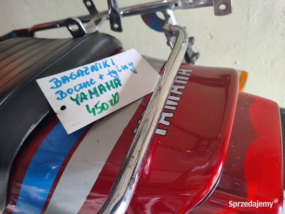 Bagażnik Yamaha chromowany tylny plus boczne Krotoszyn