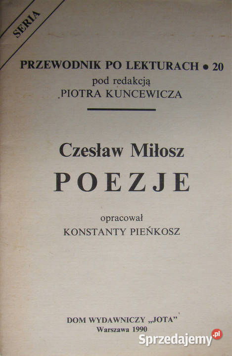 Przewodnik lekturach 8 tomików Limanowa