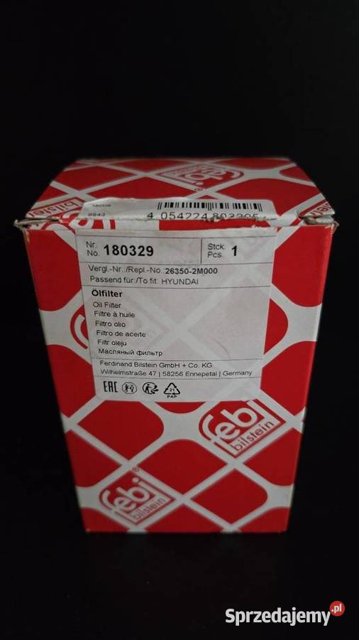 Sprzedam filtr oleju Febi 180329HYUNDAI Ełk