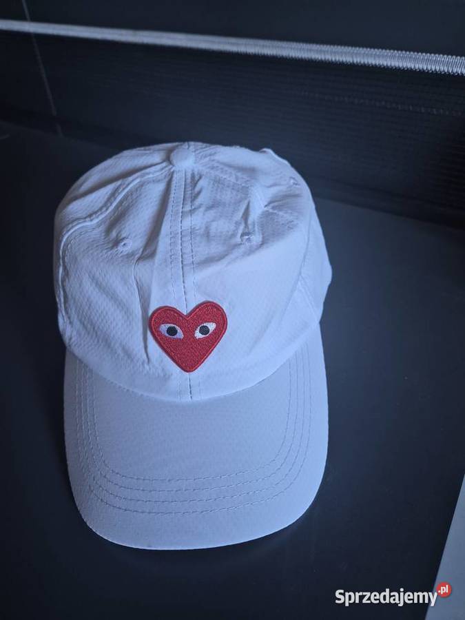 Nowa czapka PLAY Comme des Garons CDG biała Swarzędz sprzedam