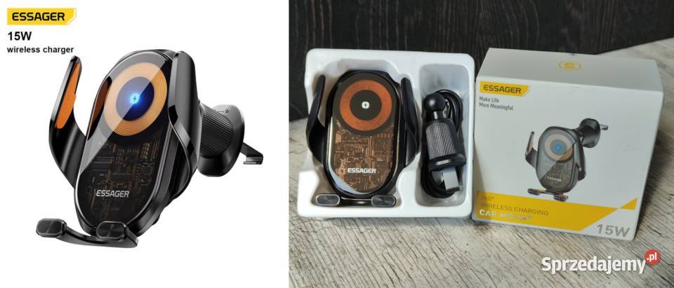 Ładowarka indukcyjna samochodowa Uchwyt na Na telefon Na telefon Lipsk sprzedam