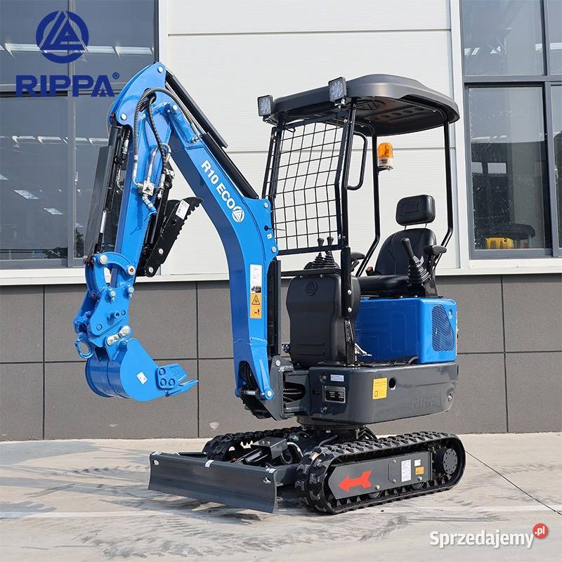 Nowa Minikoparka RIPPA R10 ECO 1T Transport