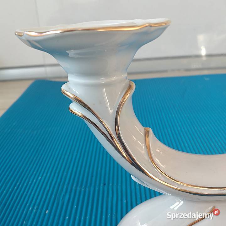 świecznik Bogucice Porcelana i szkło Bukowno
