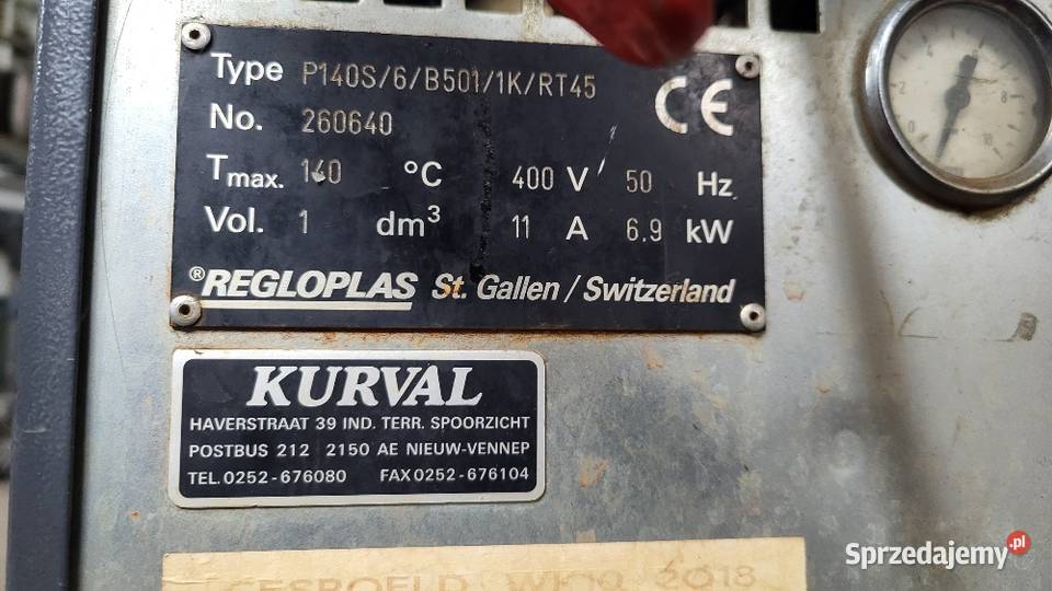 Termostat regulator temperatury formy Regloplas