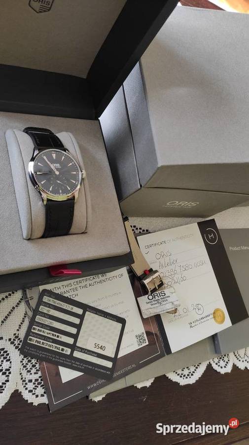 ORIS ARTELIER zegarek męski Męskie małopolskie Rusocice
