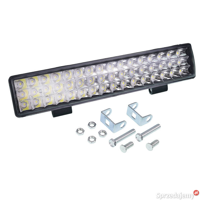LAMPA ROBOCZA LEDOWA SZEROKA 48 LED W 3 RZĘDACH