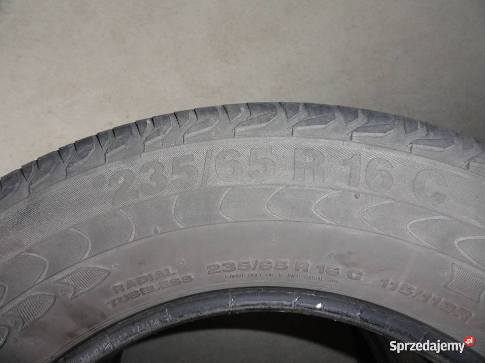 Opony letnie Continental Vanco 2 23565 R 16 C 2 sprzedam