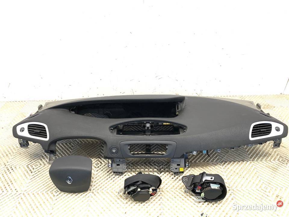 KOKPIT PODUSZKI PASY KOMPLET RENAULT SCENIC III sprzedam