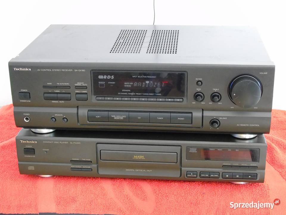 Wzmacniacz z radiem Technics SAGX 180 sprawny i
