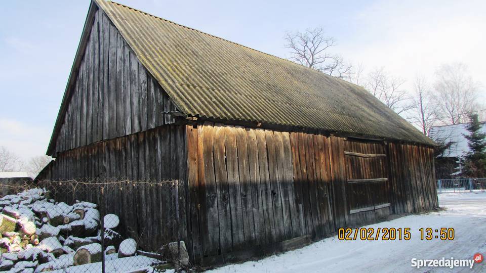 Stodola do przeniesienia rozbiorki na opal Rowiska