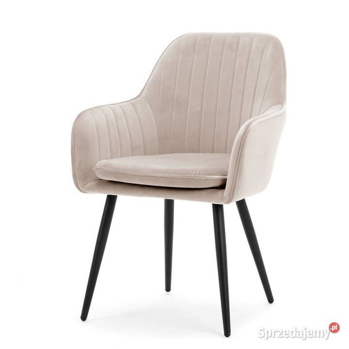 Beżowe Krzesło Emilia Wysyłka 24H Dostawa 0 Tarchały Małe