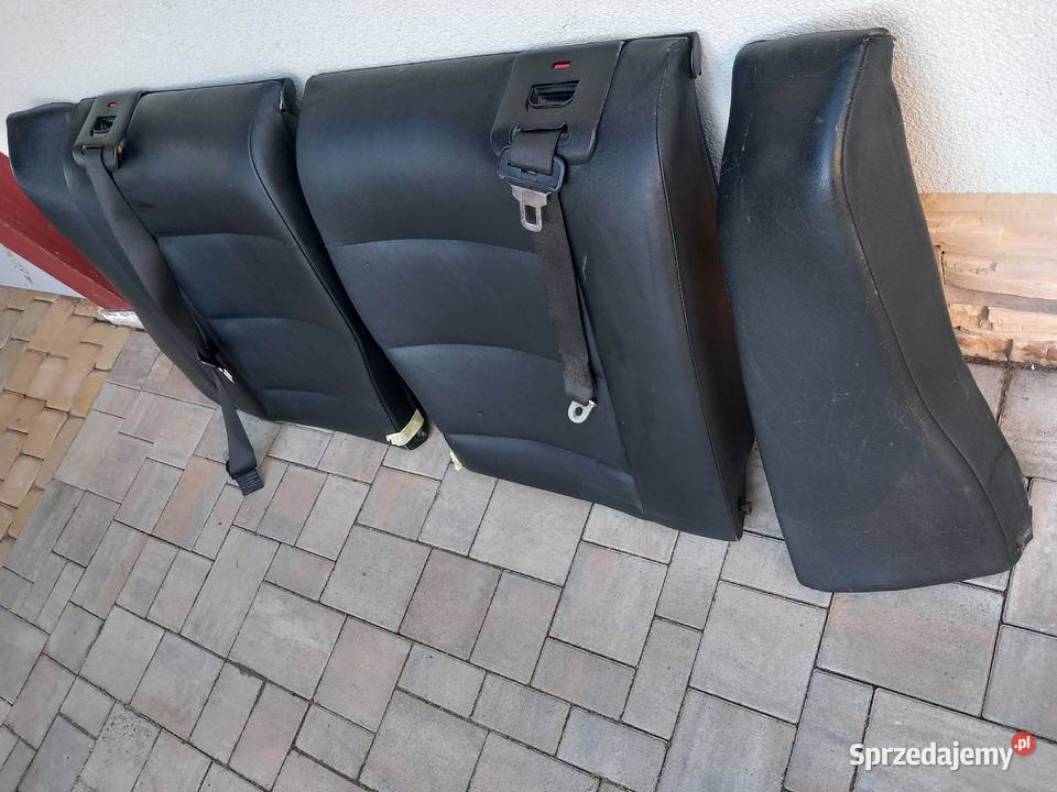 BMW e36 coupe skórzane oparcia kanapy czarna Brzozów
