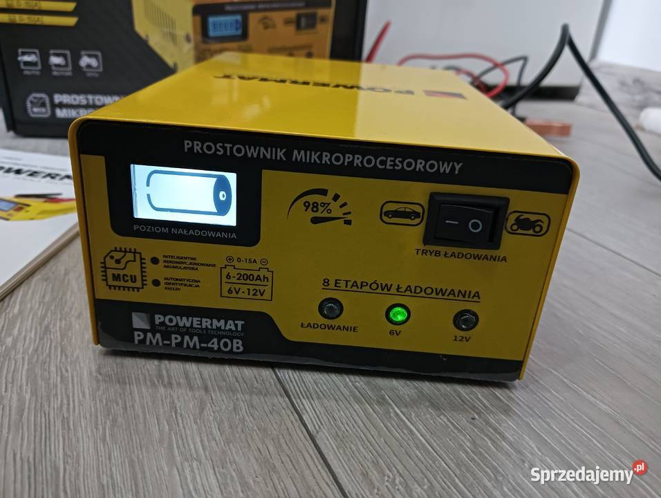 ładowarka MIKROPROCESOROWY Akumulatorowy 6V 12V dolnośląskie Wałbrzych