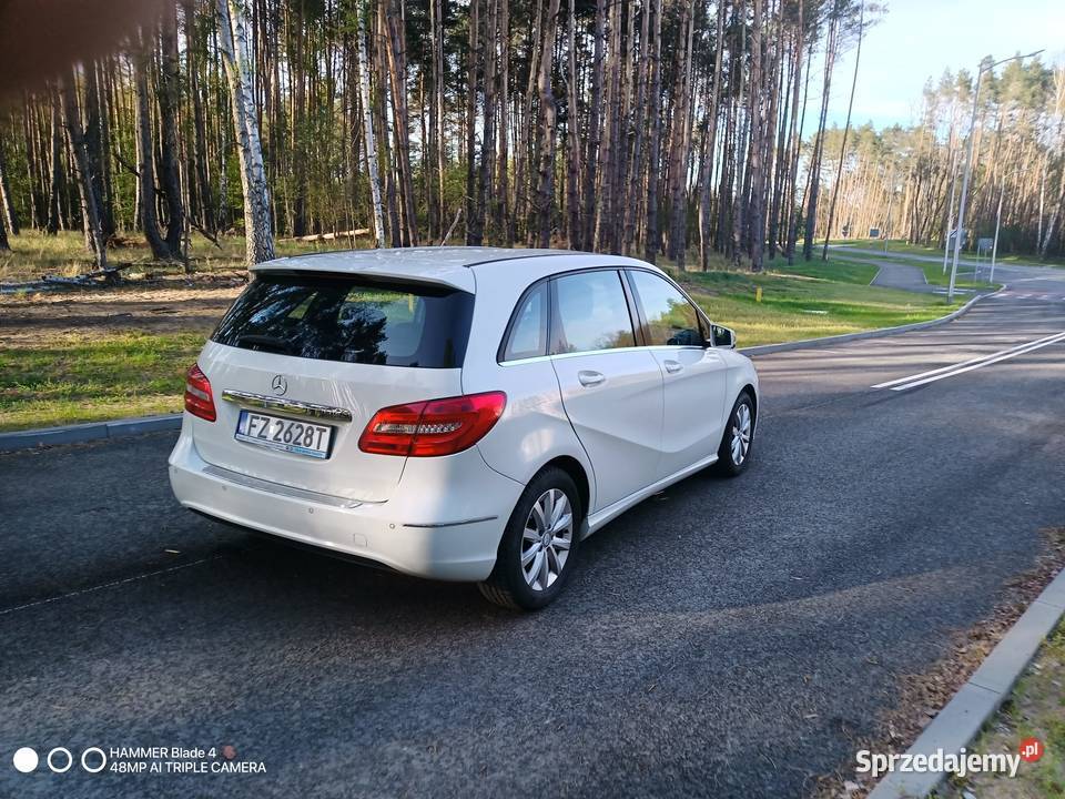 Mercedes B klasa W246 benzyna Rok produkcji 2013 Klasa B Zielona Góra
