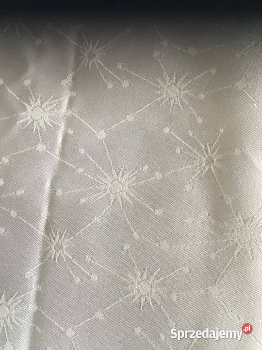 Obrus atłasowy perłowy dwustronny Warszawa