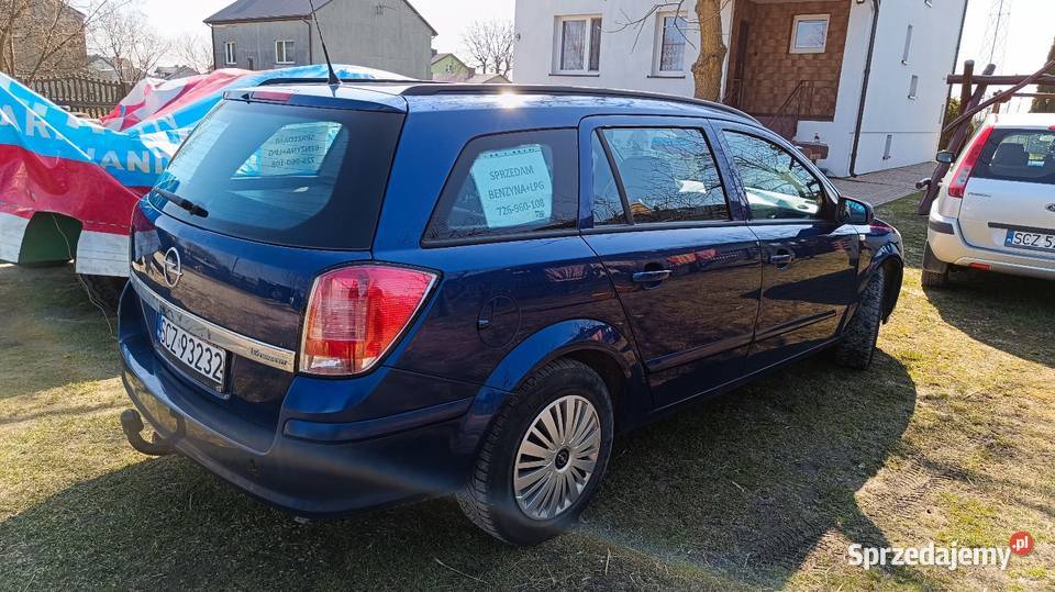 Opel Astra H III 16 105 Benzyna Gaz elektryczne szyby Astra Koniecpol sprzedam