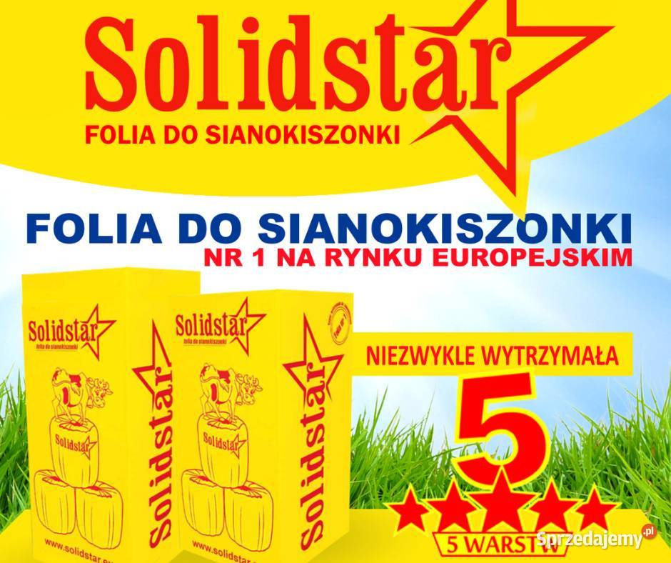 Folia do sianokiszonki SOLIDSTAR 1500m750mm Bykowo