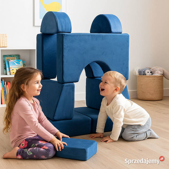 Fotel modułowy dzieci DIY 8 miękkich poduch sprzedam