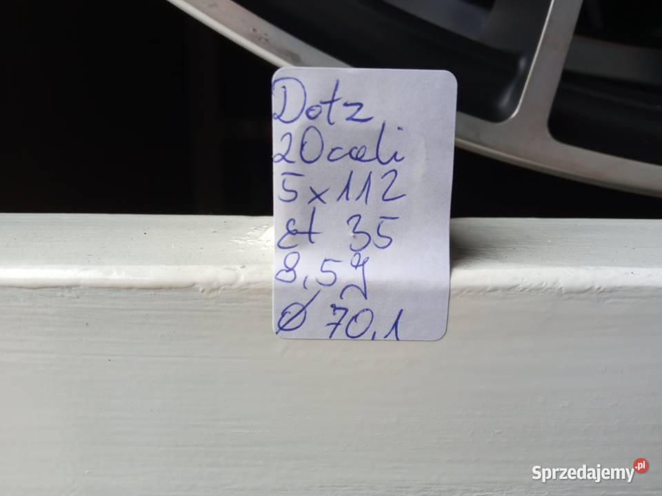 Felgi Dotz 20 5x112 et35 85J Audi Mercedes Skoda Dotz Samochodowe Szczukowskie Górki sprzedam