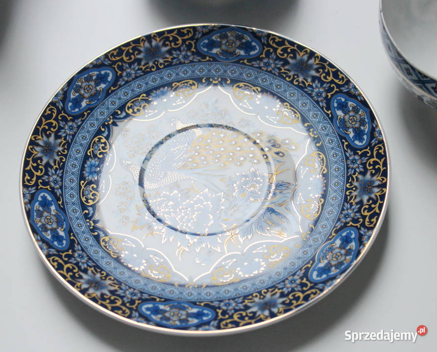 Komplet z chińskiej porcelany do herbaty kawy 19 wielokolorowy Giżycko