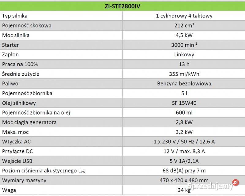 GENERATOR AGREGAT PRĄDOTWÓRCZY INWERTOROWY Mikołów
