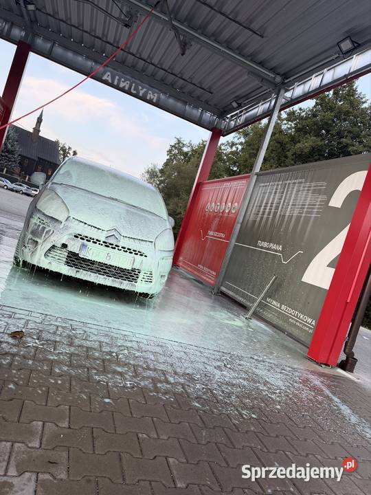 Citroena c4 Picasso 18 benzyna 2008 czarny Kraków