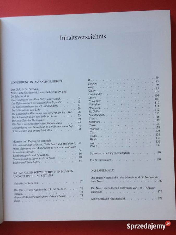 2852 Szwajcarskie Monety I Banknoty Szczecin