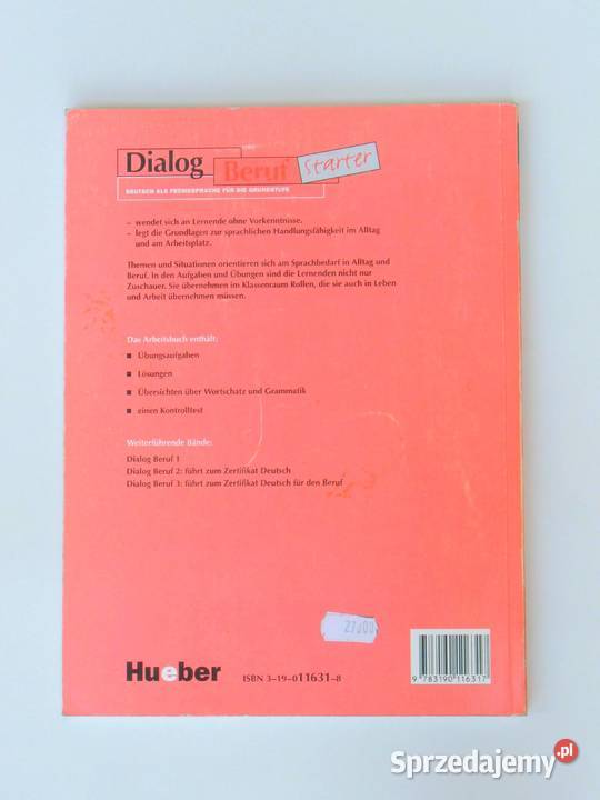 Dialog Beruf Starter Becker Braunert Kraków sprzedam