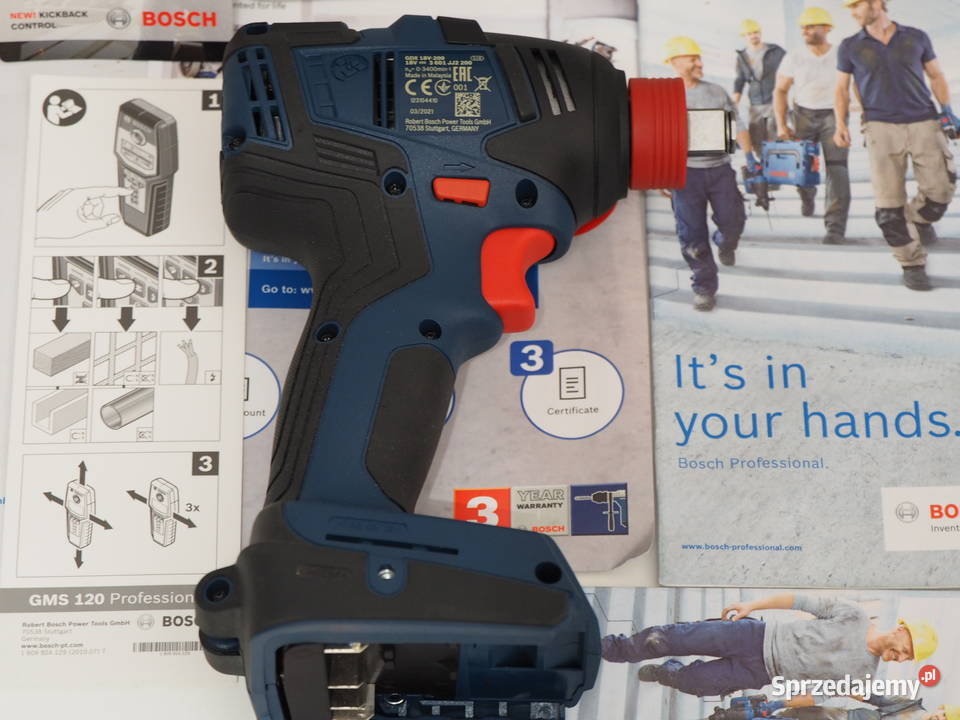 BOSCH GDX 18V200 klucz udarowy zakretarka 200Nm Michałowice sprzedam