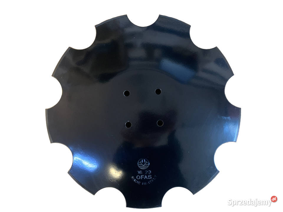 TALERZ UZĘBIONY OFAS 460 mm 4 otw brona