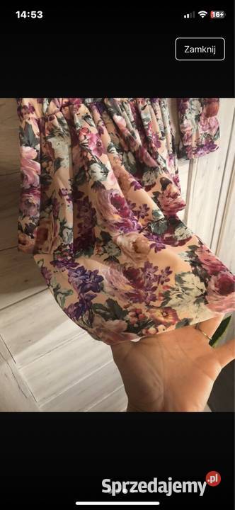 Sukienka w kwiaty pomorskie Żukowo