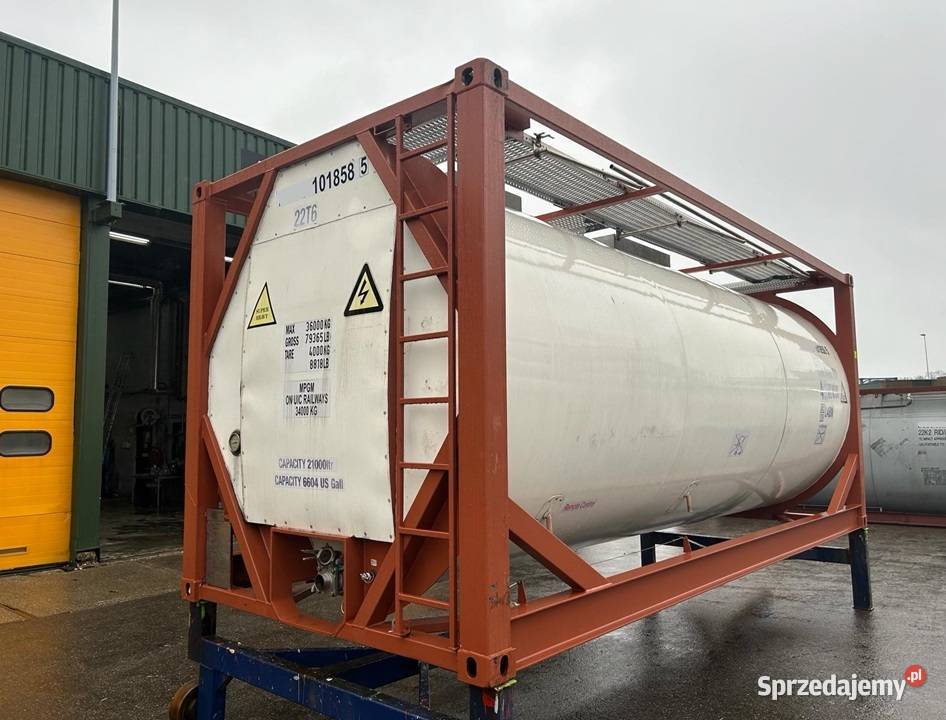 20ft iso tank kontener chemiczny neutralny 21000