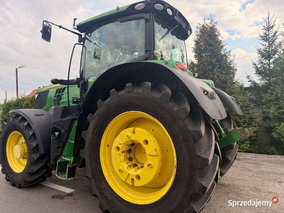John Deere 6215 7600mth 2017 GPS opony 95 przód Rolnictwo Nowa Ruda