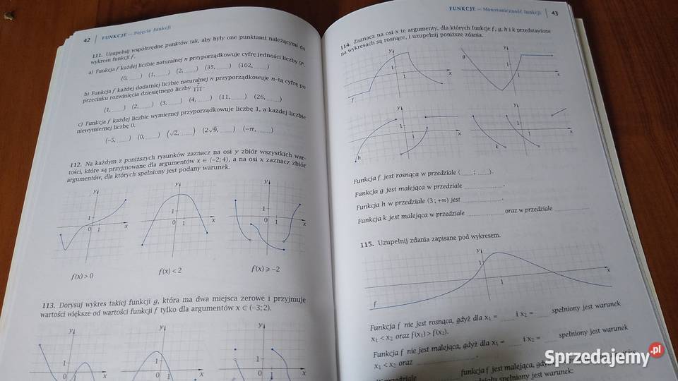 Matematyka 1 z plusem ćwiczenia liceum Karpiński Gdańsk