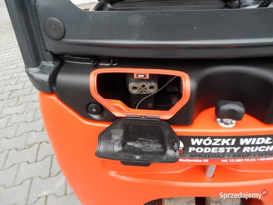 Elektryczny 3kołowy wózek widłowy Linde E1402 małopolskie Mogilany