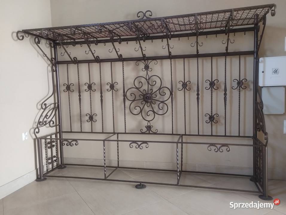 Wieszak metalowy solidny na ok 50 ubrań lubelskie