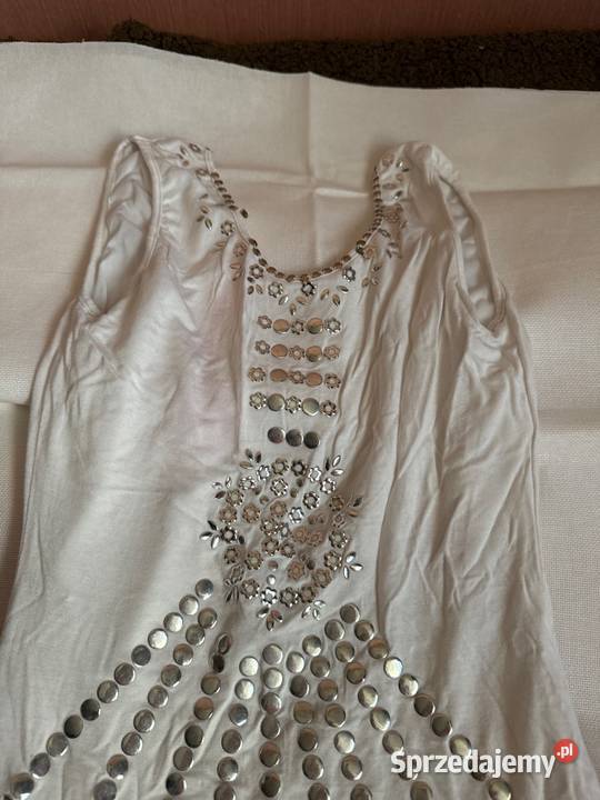 Sukienka Biała Bawełniana XS S Inny materiał Rzeszów sprzedam